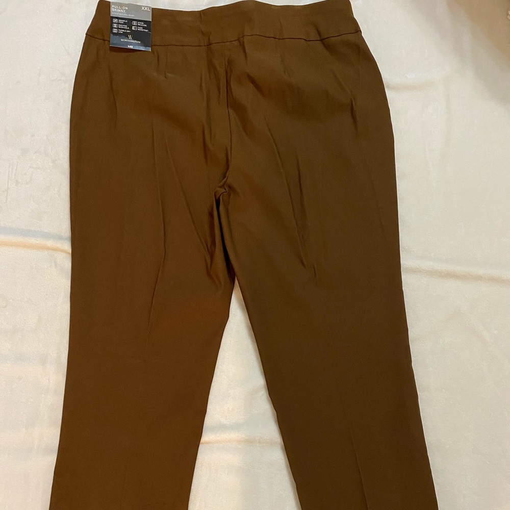 Worthington Pull-On Skinny Ankle Pants - NWT - Picture 3 of 3
